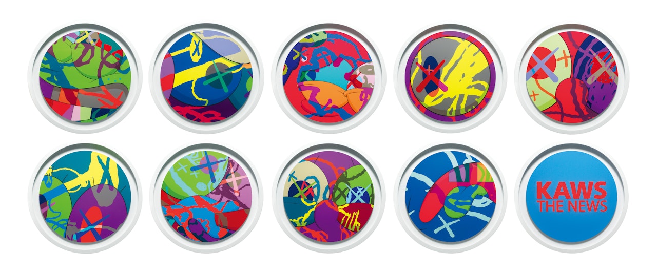 The News (a set of 10) by Kaws
