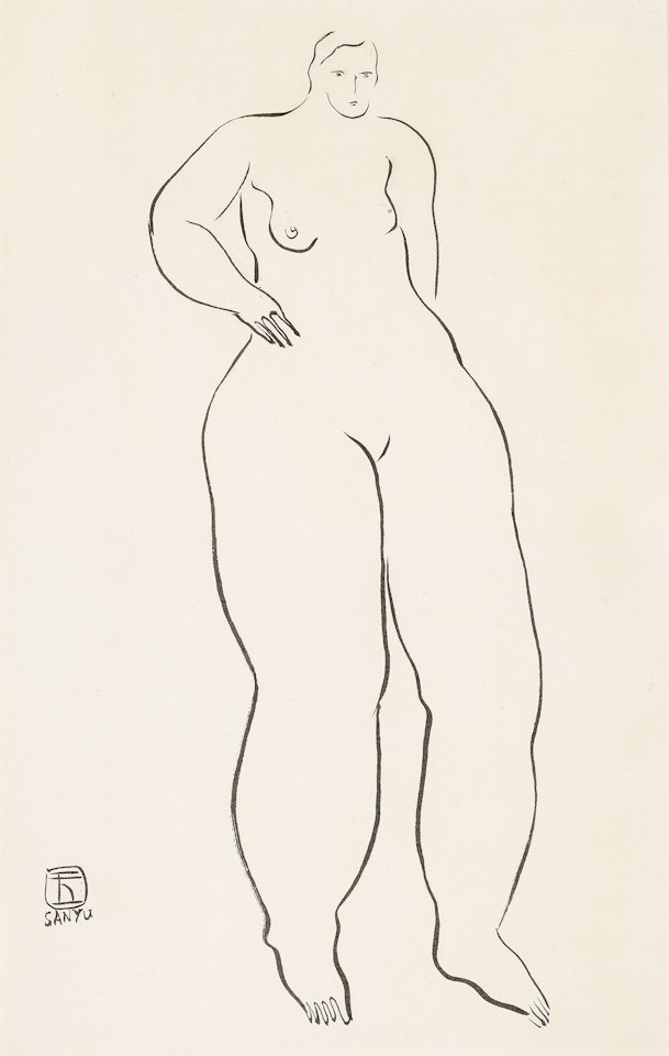 Standing Nude by Sanyu