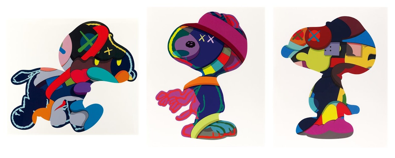 Stay Steady; The Things That Comfort; No One’s Home (a set of 3) by Kaws