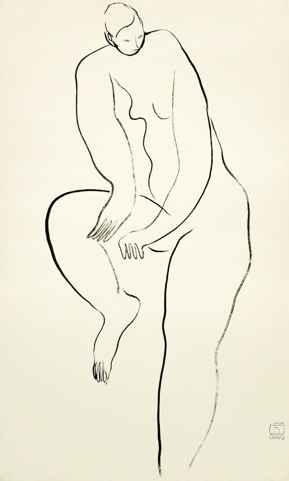 Reclining Beauty, Kiki de Montparnasse by Sanyu