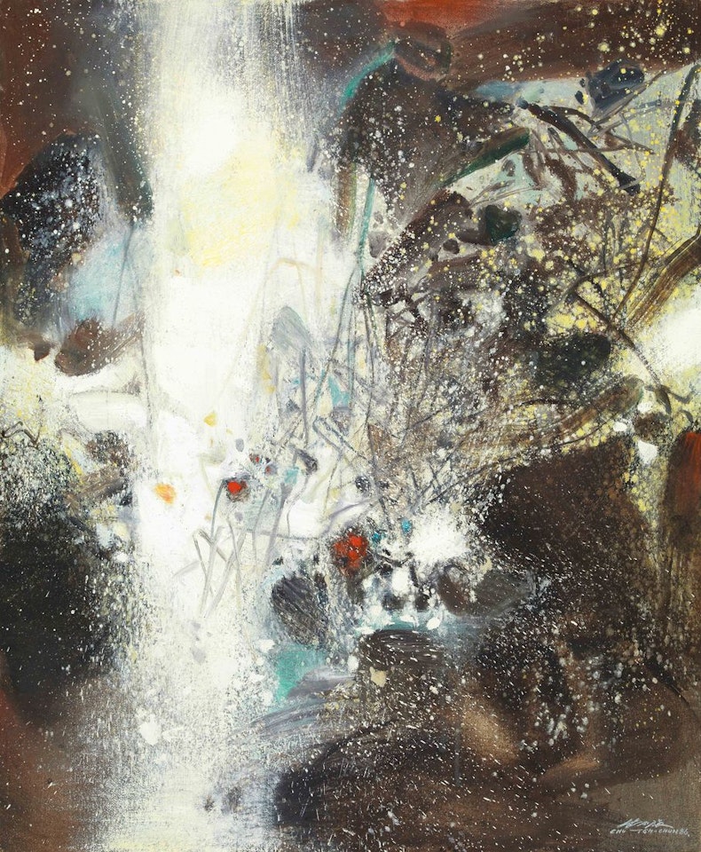 Le 21 November 1986(Neige) by Chu Teh-Chun