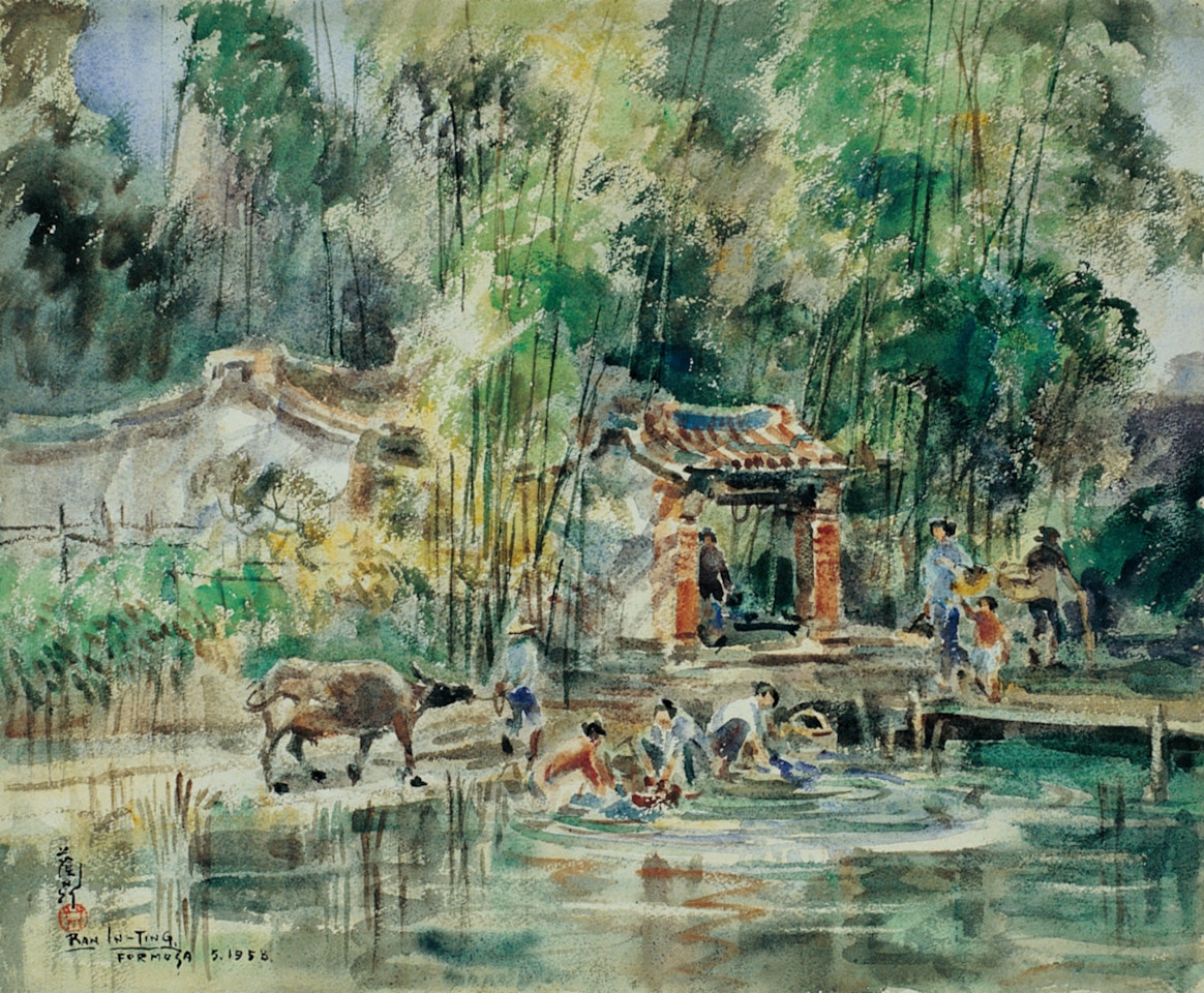 Countryside by Ran In-Ting (Lan Yinding)