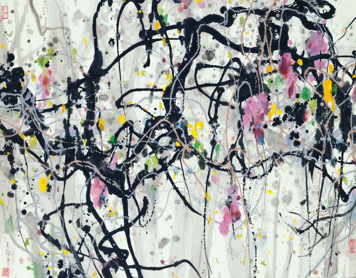 Wisteria by Wu Guanzhong