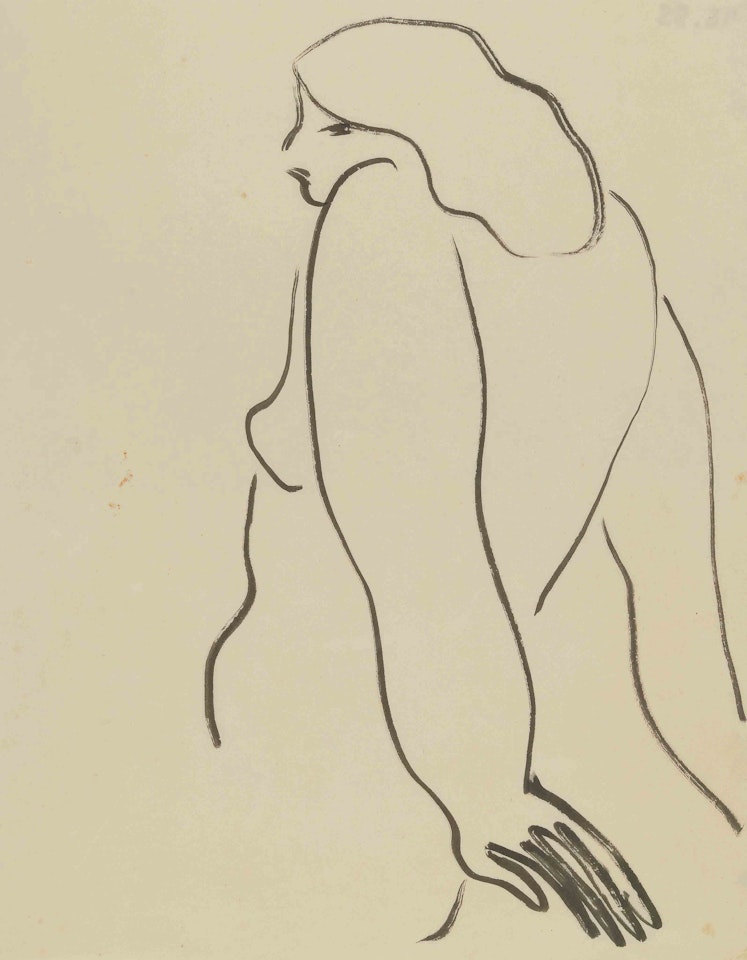 Relaxed Nude by Sanyu