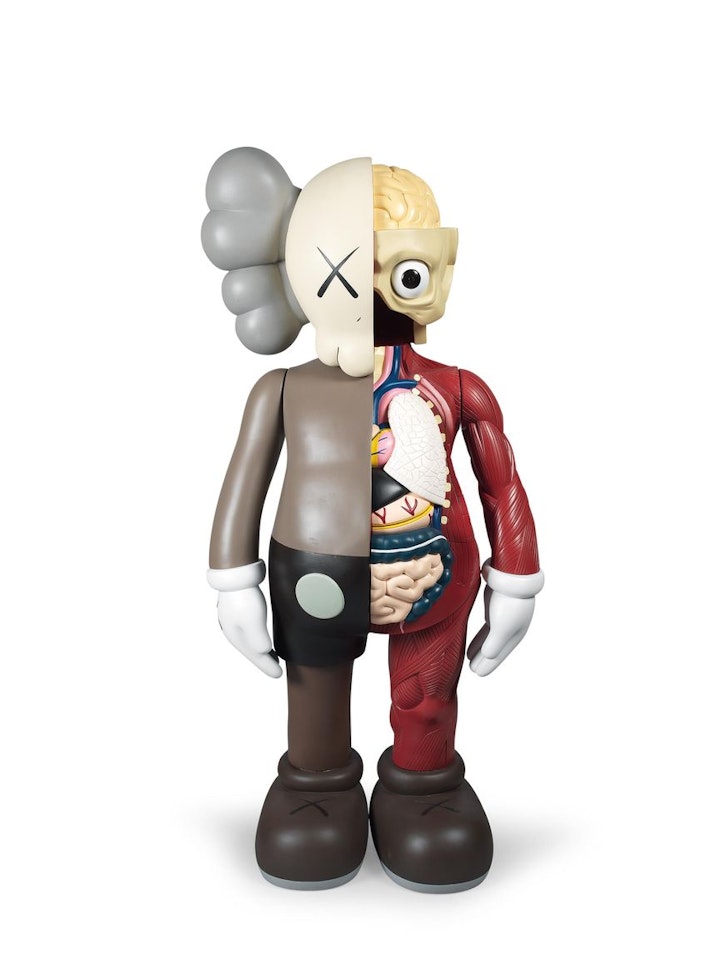 Four Foot Dissected Companion (Brown) by Kaws