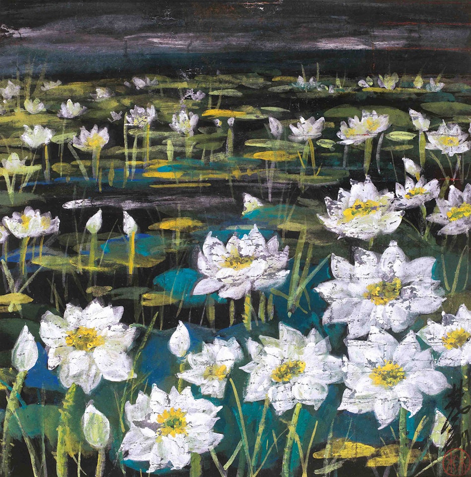 Lotus by Lin Fengmian