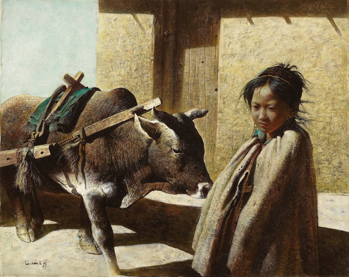 The Cattle and the Child by Luo Zhongli