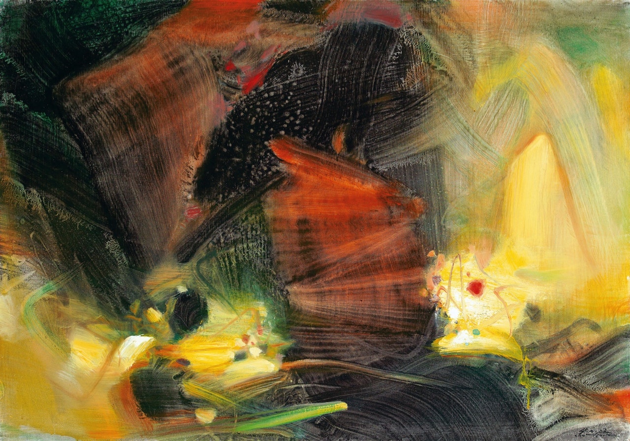 Vibrations lumineuse I (Splendid Light) by Chu Teh-Chun