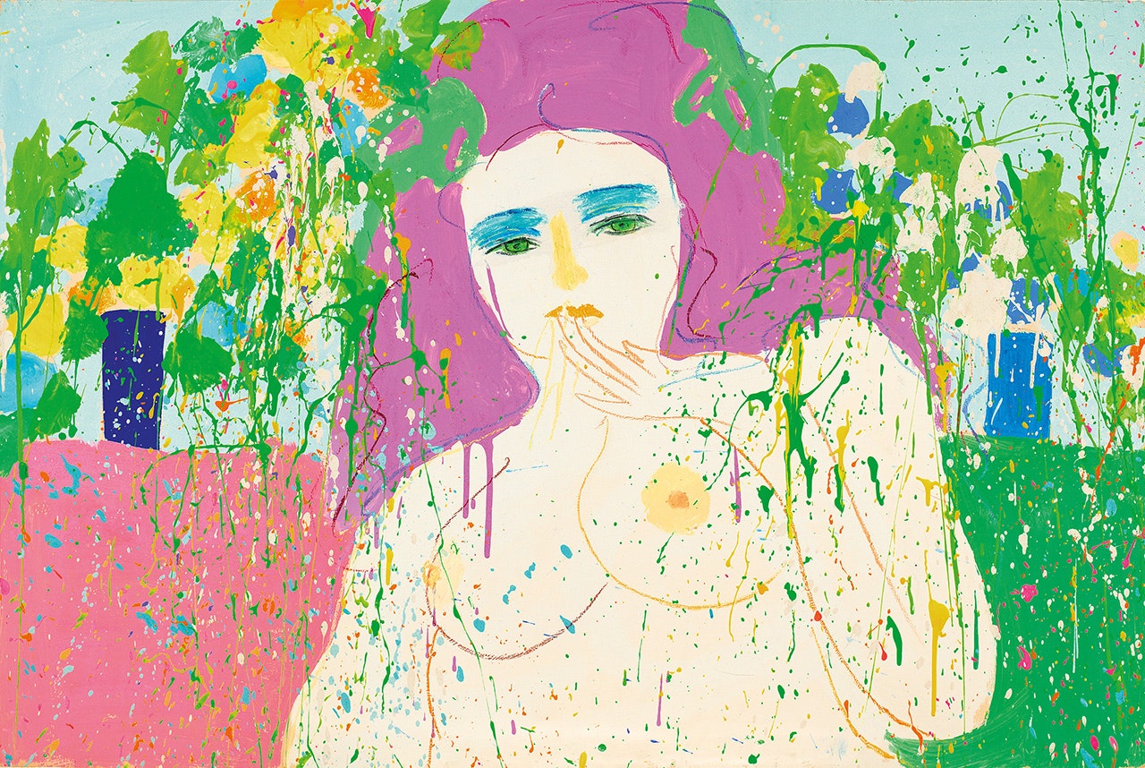 Kiss Me Kiss Me No.1 by Walasse Ting