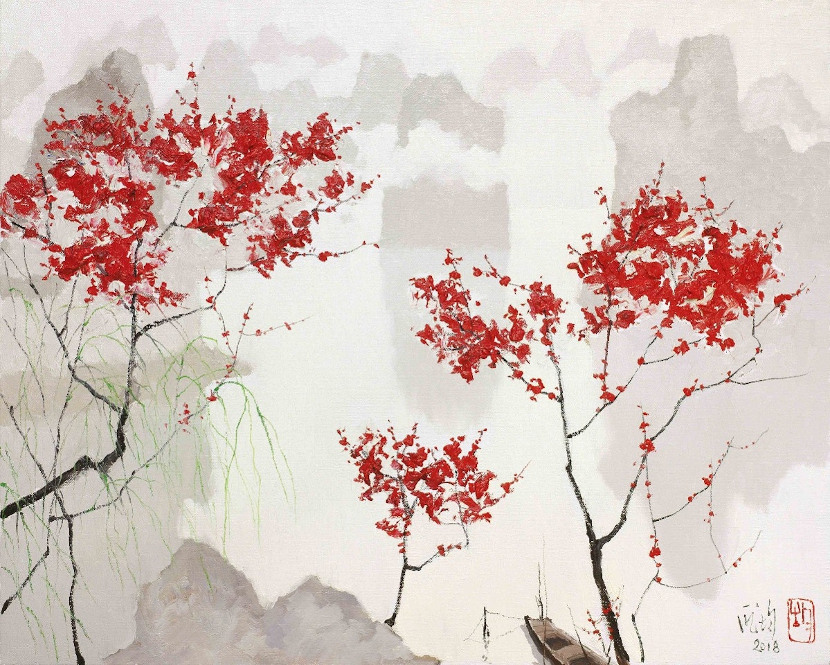 Spring Scenery by Pang Jiun
