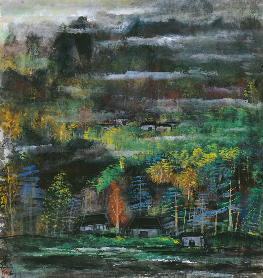 Autumn Haze by Lin Fengmian