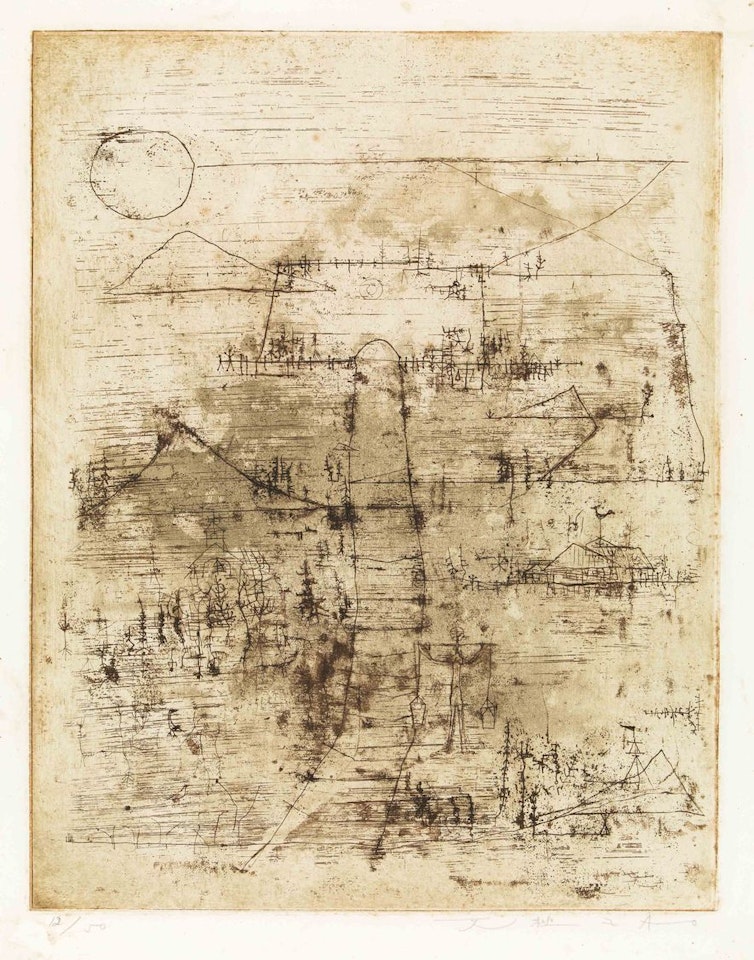 The Stairs by Zao Wou-Ki