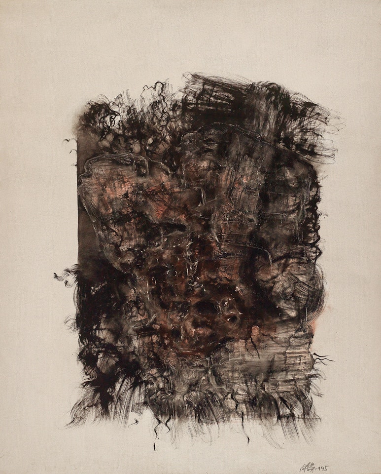 Black Line Series by Zhou Chunya