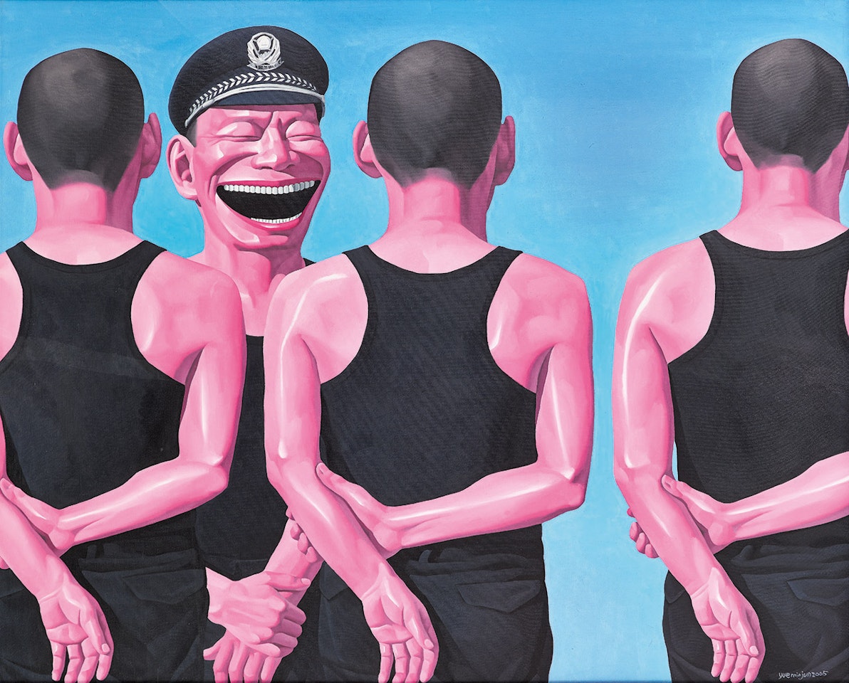 Hat Series by Yue Minjun