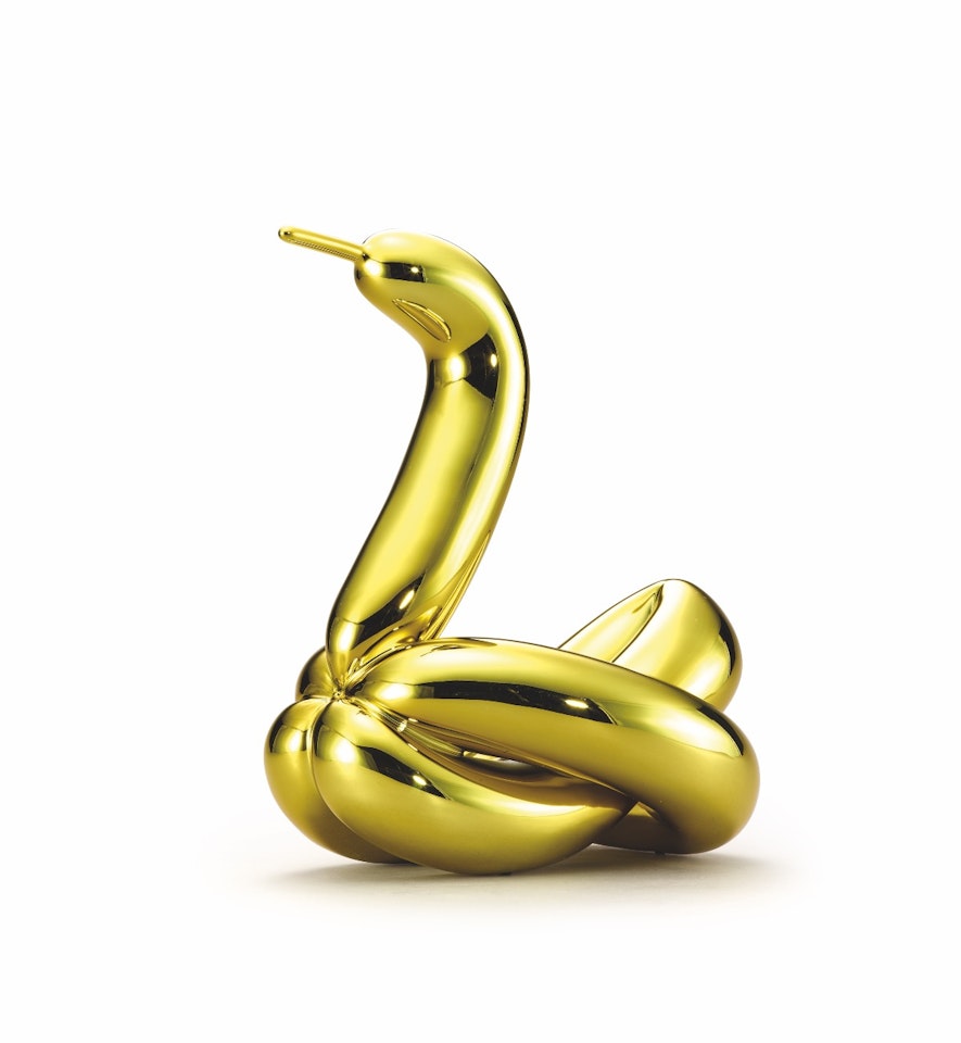 Balloon Swan (Yellow) by Jeff Koons
