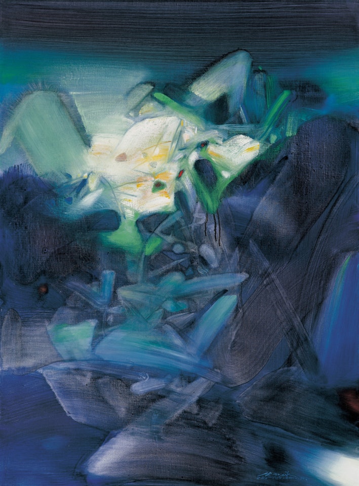 Chaos cristallin (Crystalline Chaos) by Chu Teh-Chun