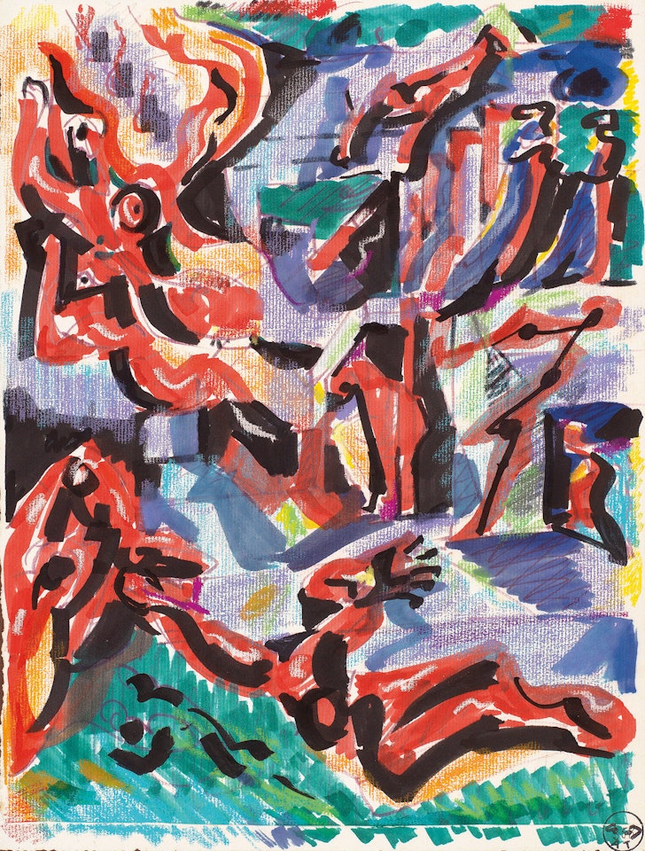 Entre l'eau et le feu by André Masson