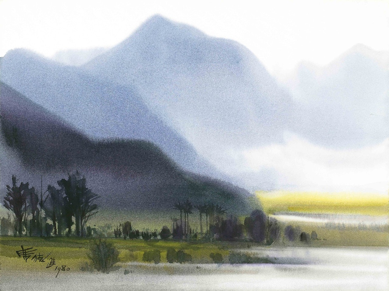 Landscape of Pu-li by Xi Dejin
