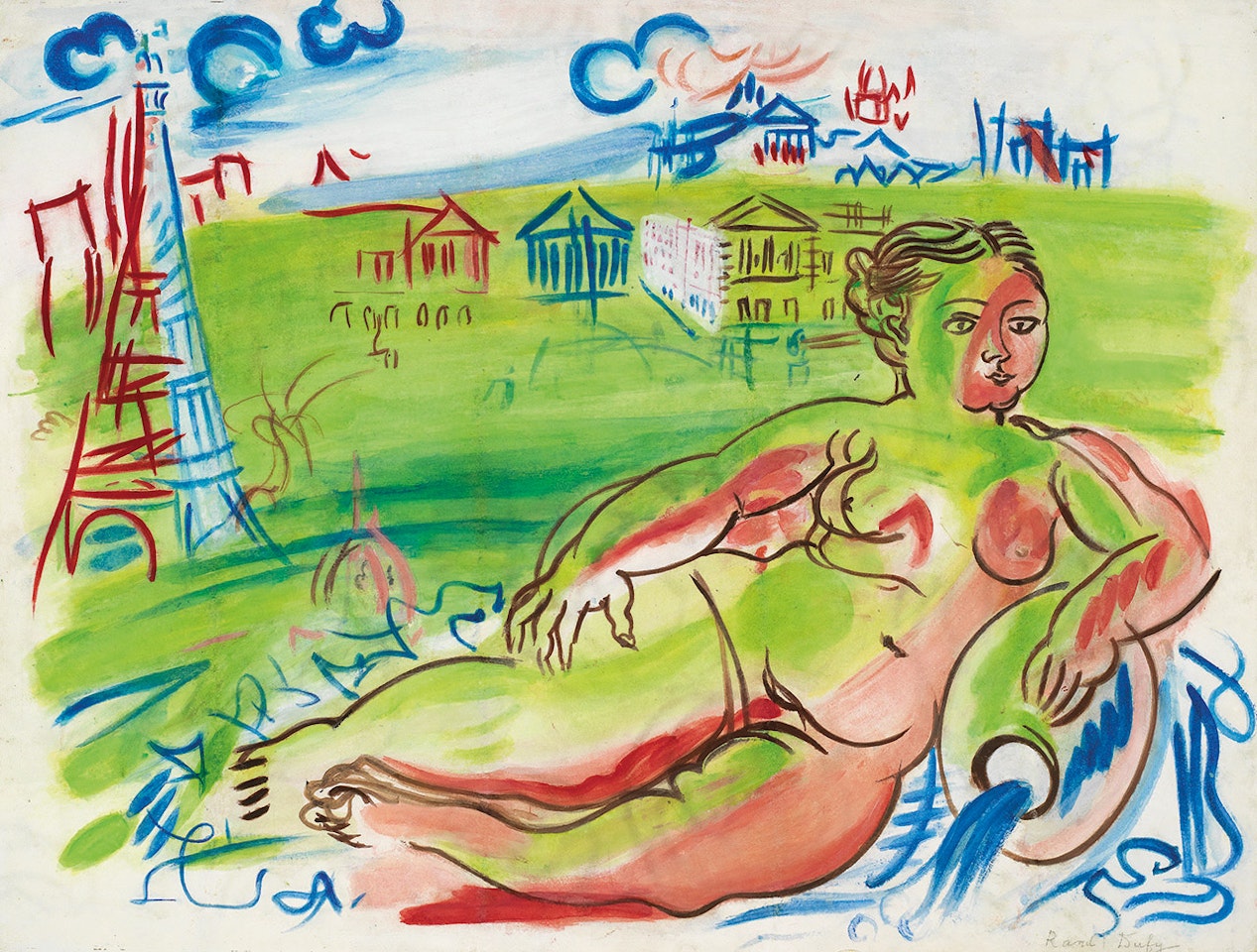 La Seine à Paris by Raoul Dufy