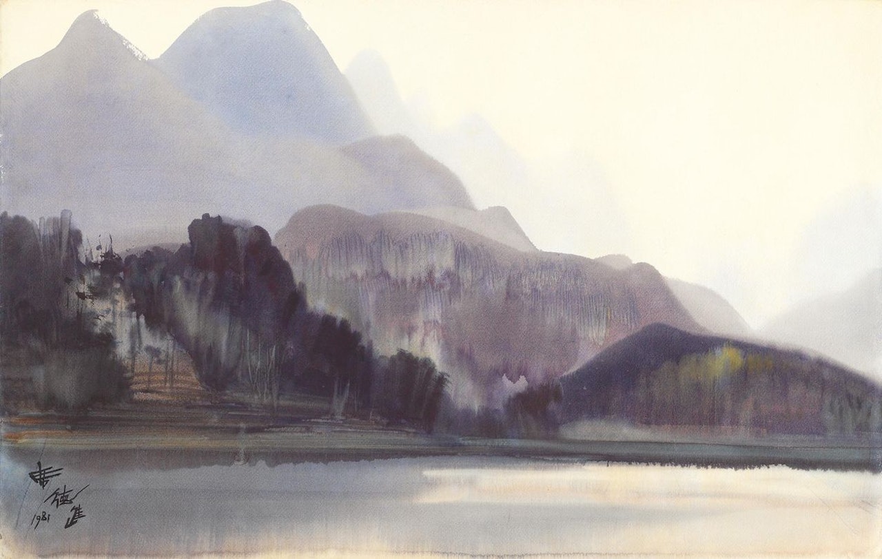 Landscape by Xi Dejin