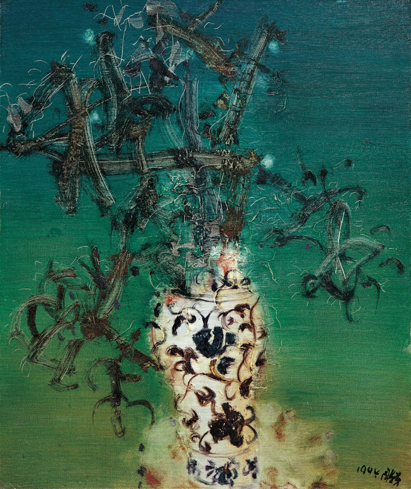 Vase of Flower by Zhou Chunya