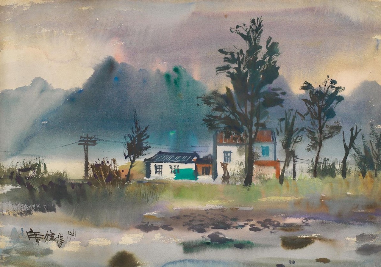 Countryside Scenery by Xi Dejin