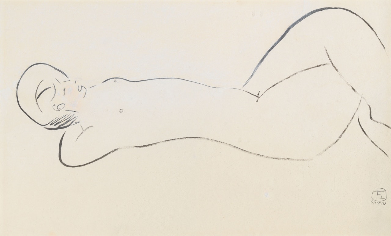 Reclining Nude by Sanyu