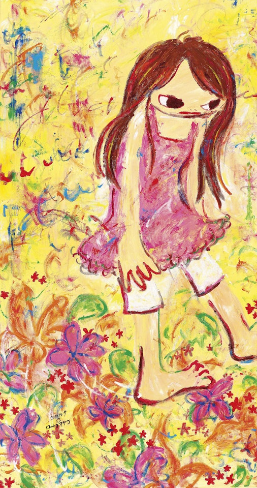 Little Girl Wearing Red Dress by Ayako Rokkaku