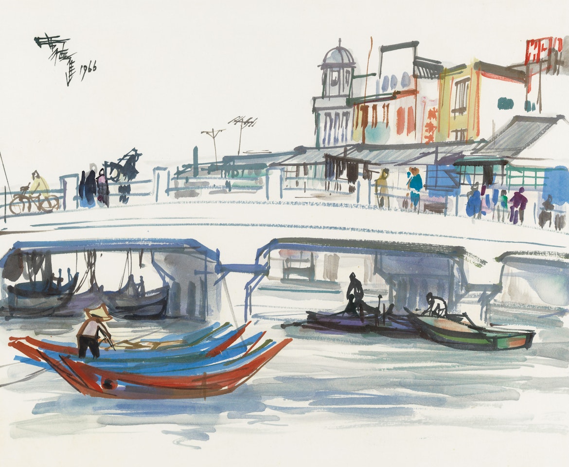 Landscape of Keelung by Xi Dejin