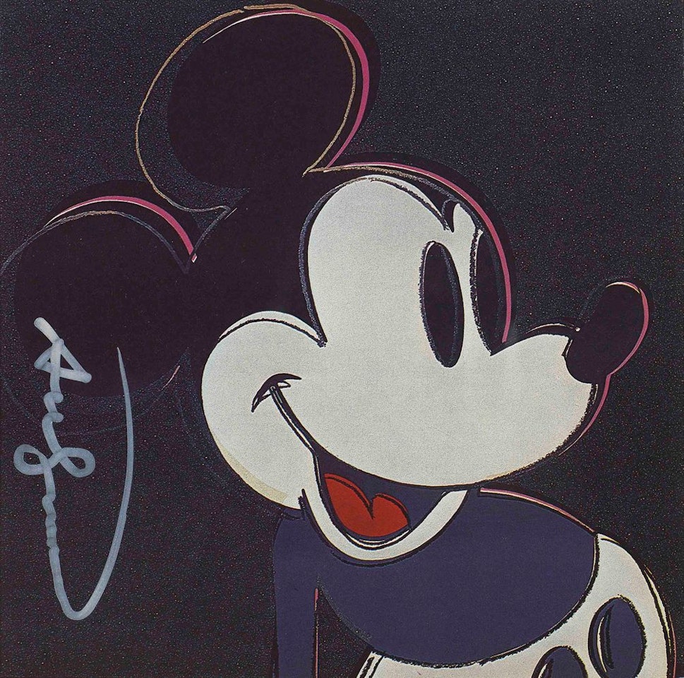 Mickey Mouse by Andy Warhol