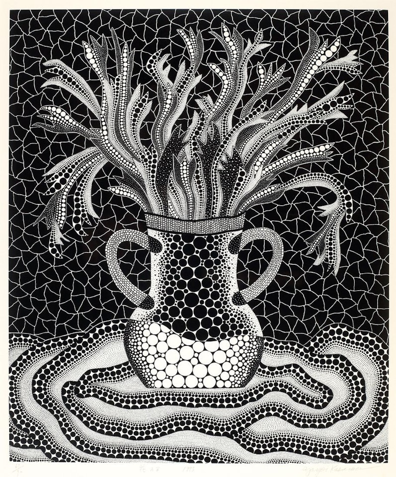 Flower (AZ) by Yayoi Kusama