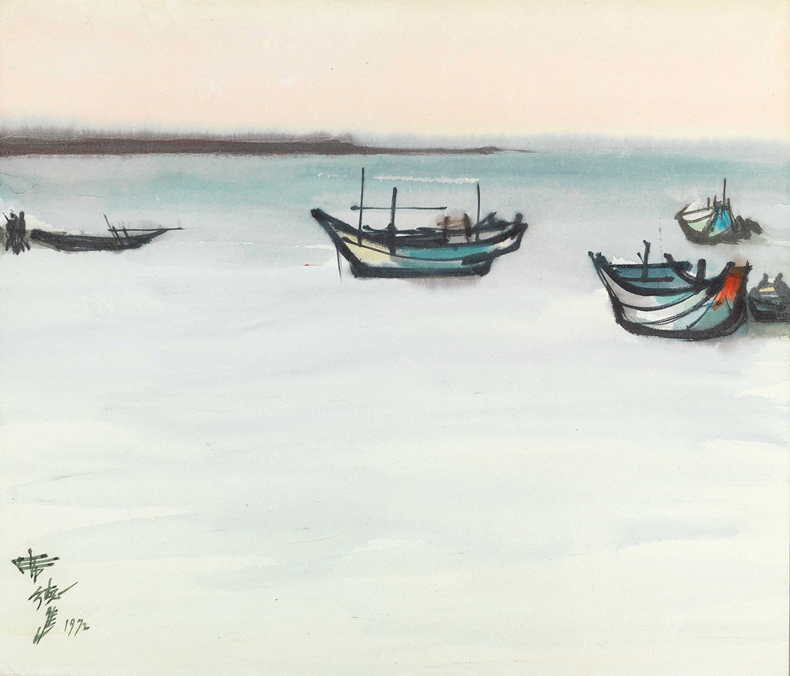 Fishing Boats by Xi Dejin