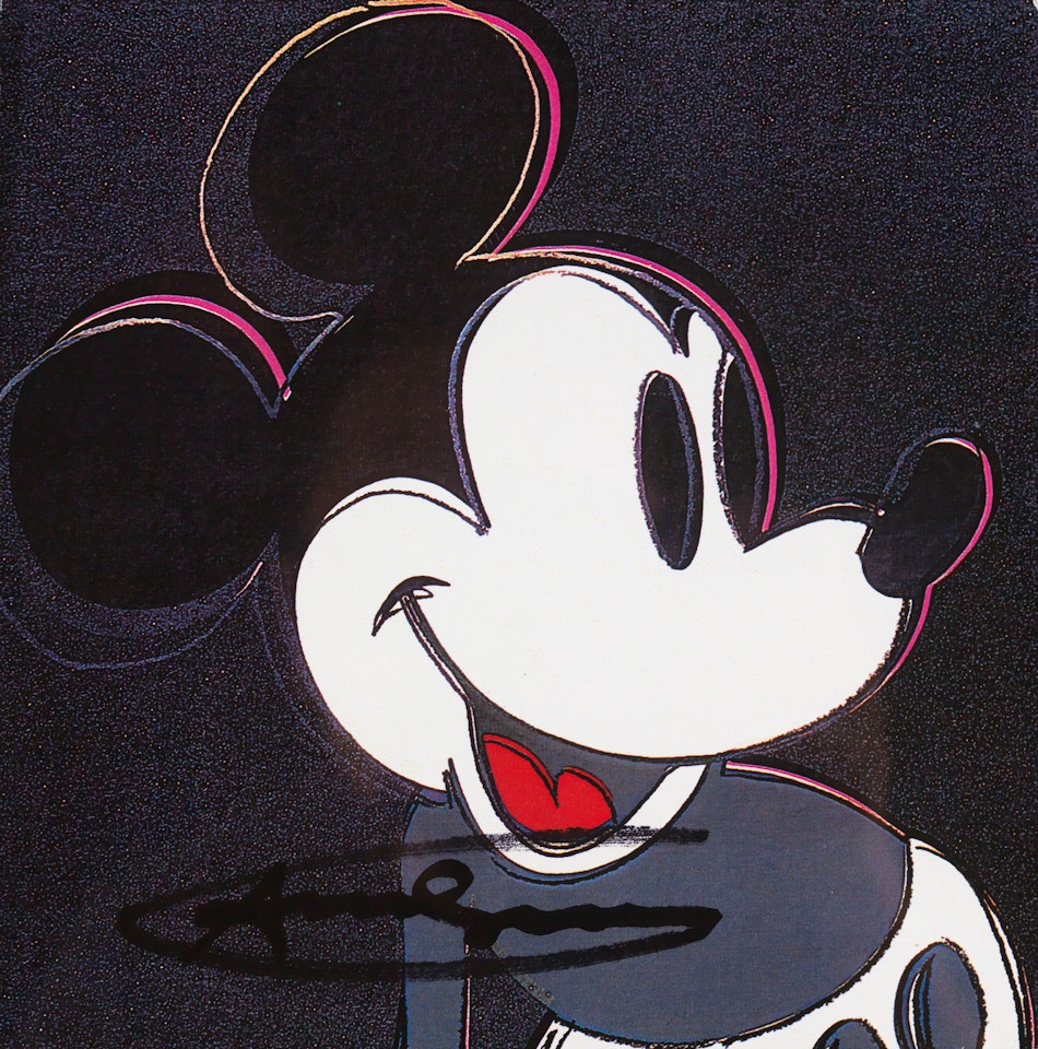 Mickey Mouse by Andy Warhol
