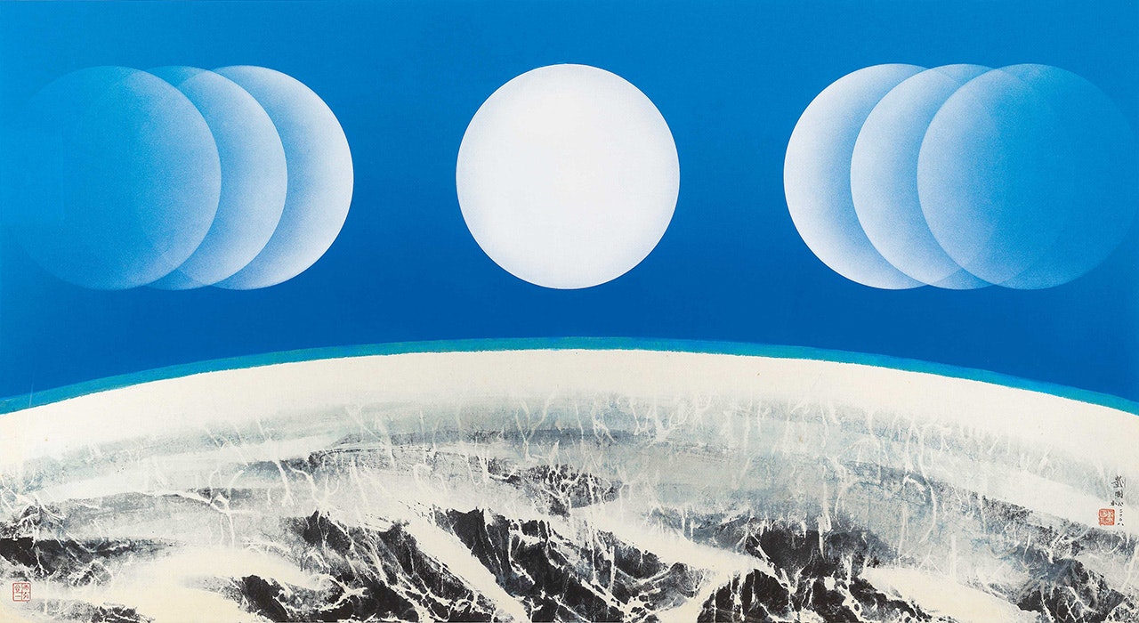 Rhythm of the Moon (C) by Liu Kuo-Sung (Liu Guosong)