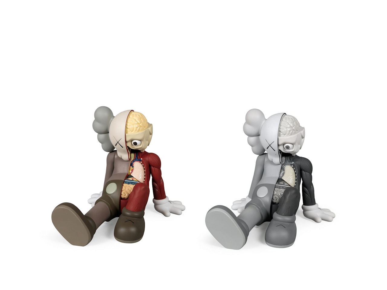 Companion: Resting Place (Brown, Grey) (a set of 2) by Kaws