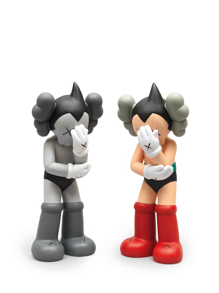Astro Boy (Grey, Red) (a set of 2) by Kaws
