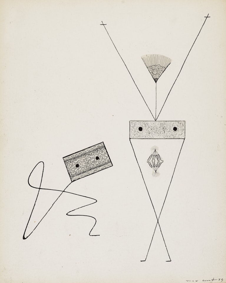 Illustrationsvorlage zu 'Partition', S.77 by Max Ernst