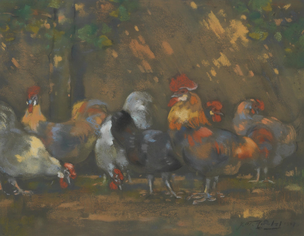 The Poultry Yard by James Watterson Herald