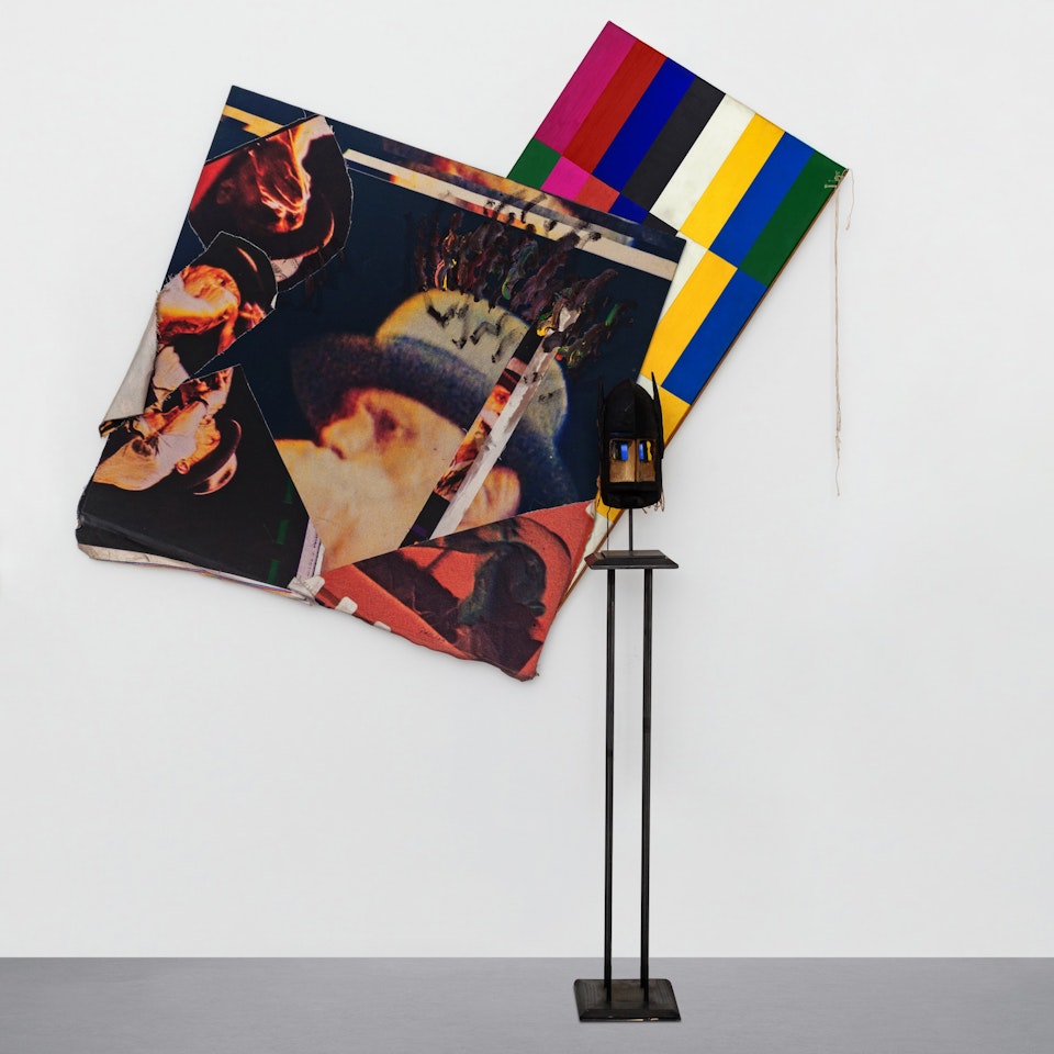 Beuys as Indian Chief and TV Eyes by Nam June Paik