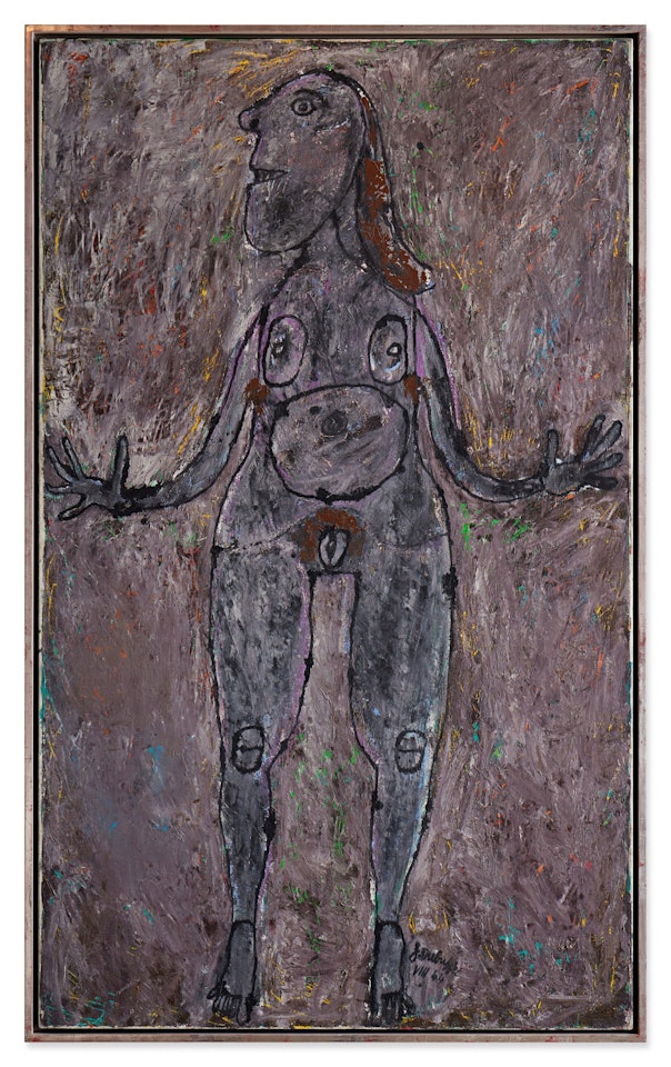 Grand nu charbonneux by Jean Dubuffet