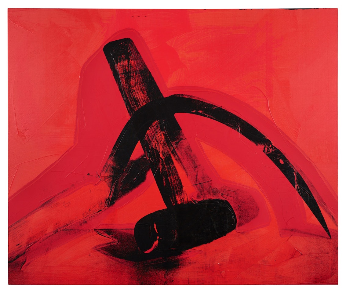 Hammer and Sickle by Andy Warhol