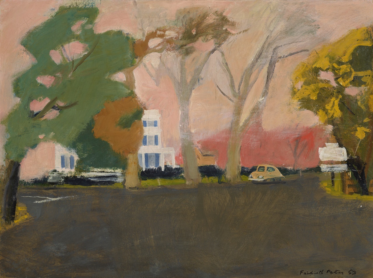The Bull's Head, Bridgehampton by Fairfield Porter