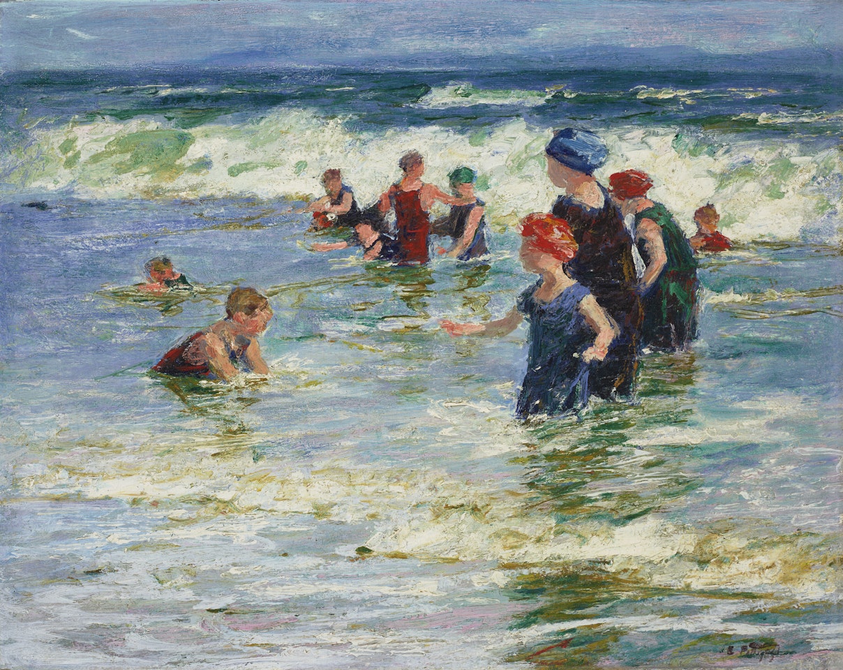 Beach Scene by Edward Henry Potthast
