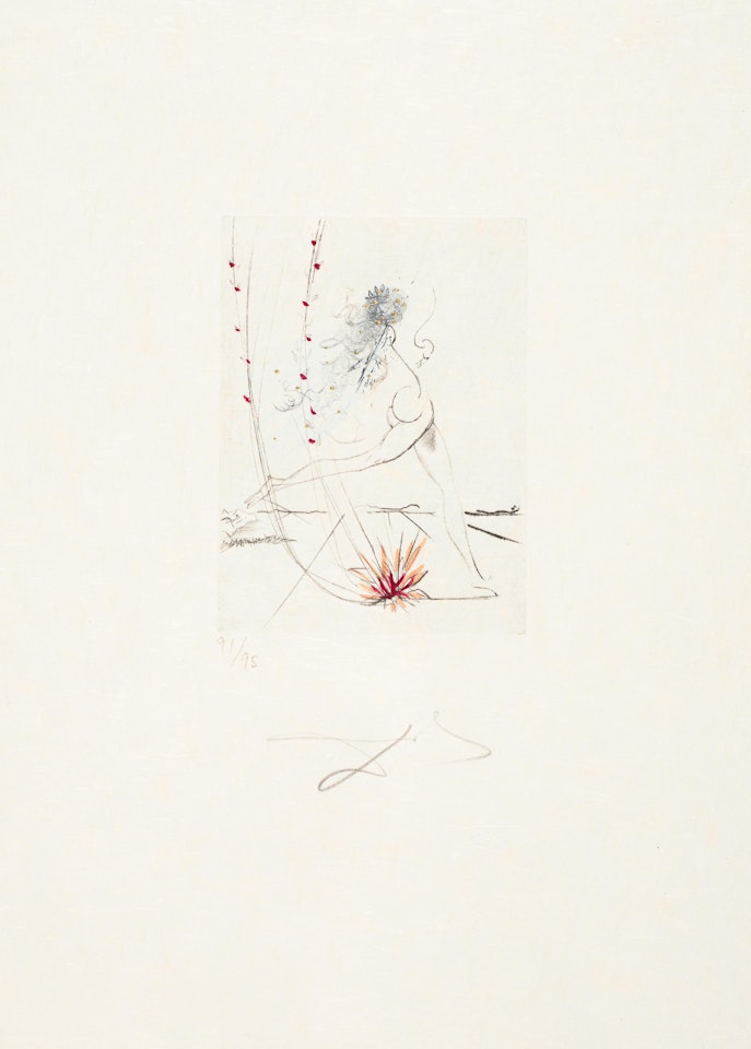 Petits Nus Ronsard (8 works) by Salvador Dali