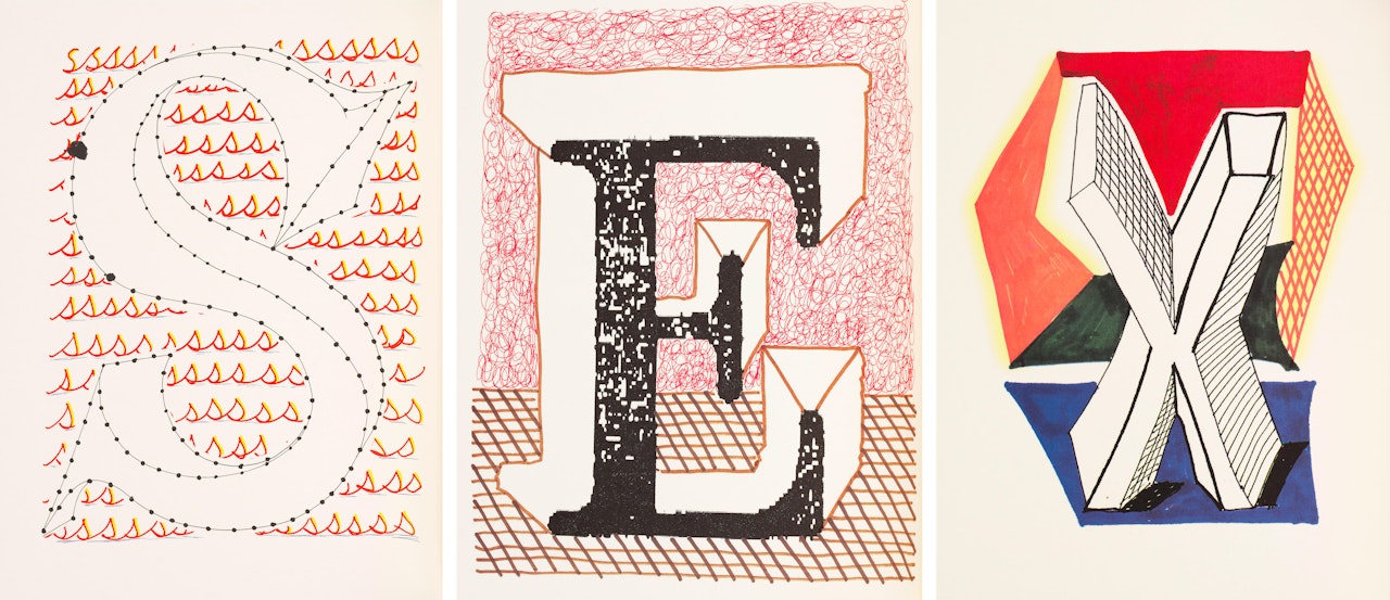 Hockney's Alphabet (26 works) by David Hockney