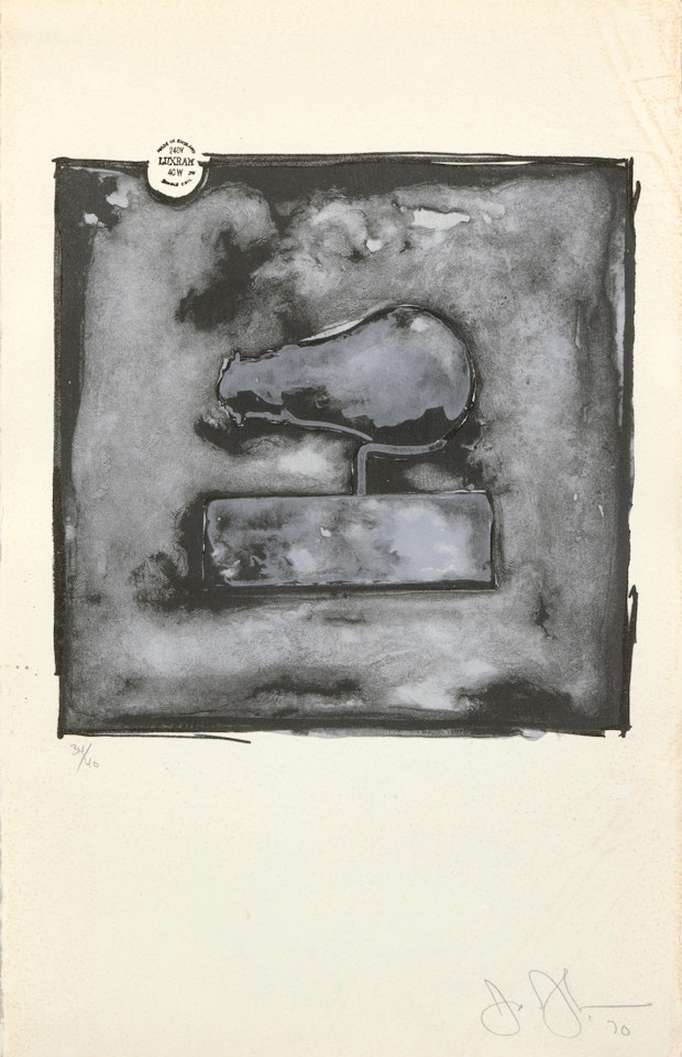 Light Bulb by Jasper Johns