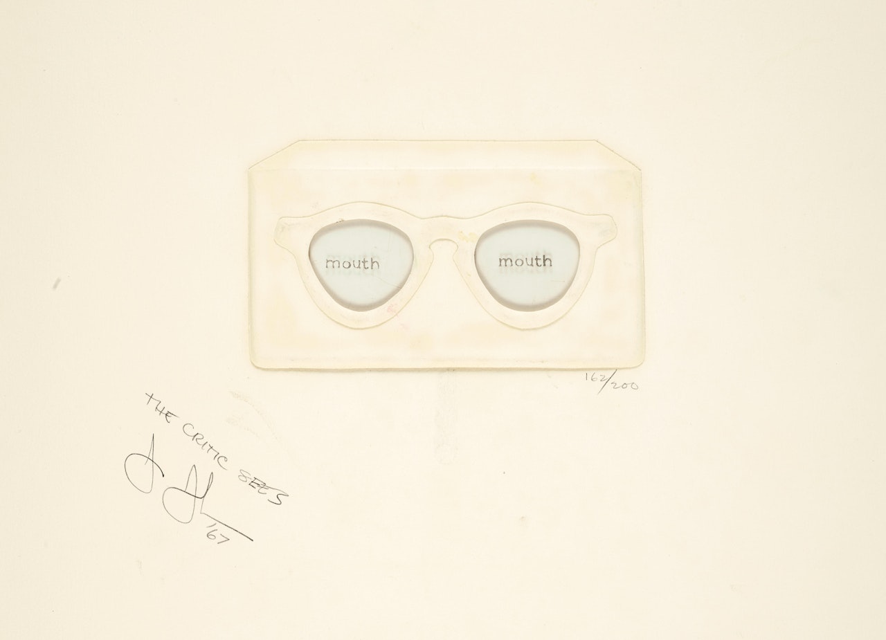 The Critic Sees, from Ten from Leo Castelli by Jasper Johns