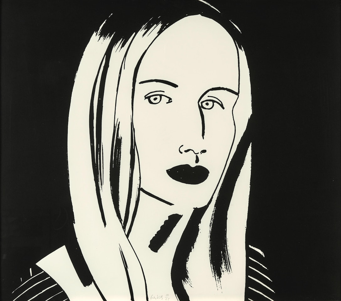 Christine, from Six Portraits by Alex Katz