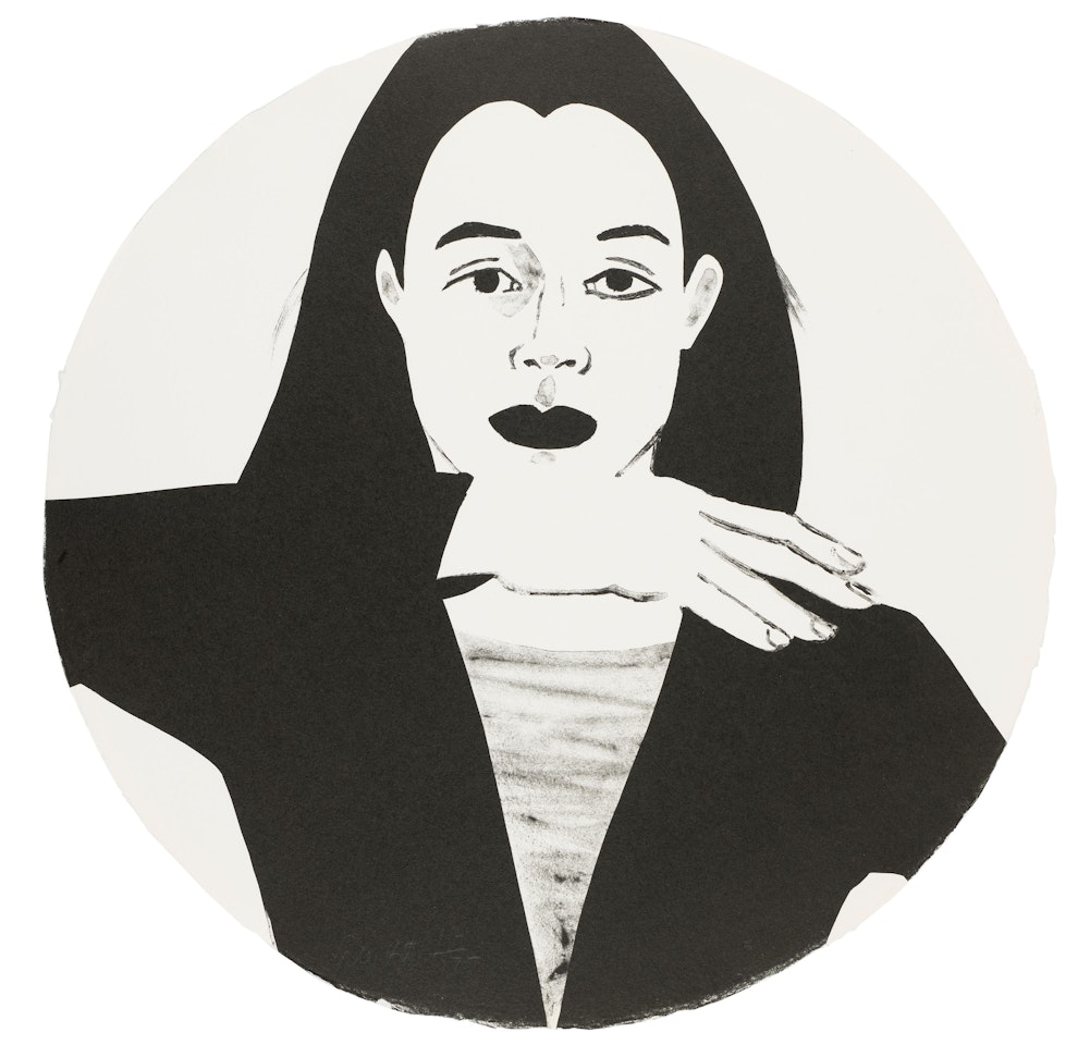 Untitled, from Self-Portrait in a Convex Mirror by John Ashbery by Alex Katz