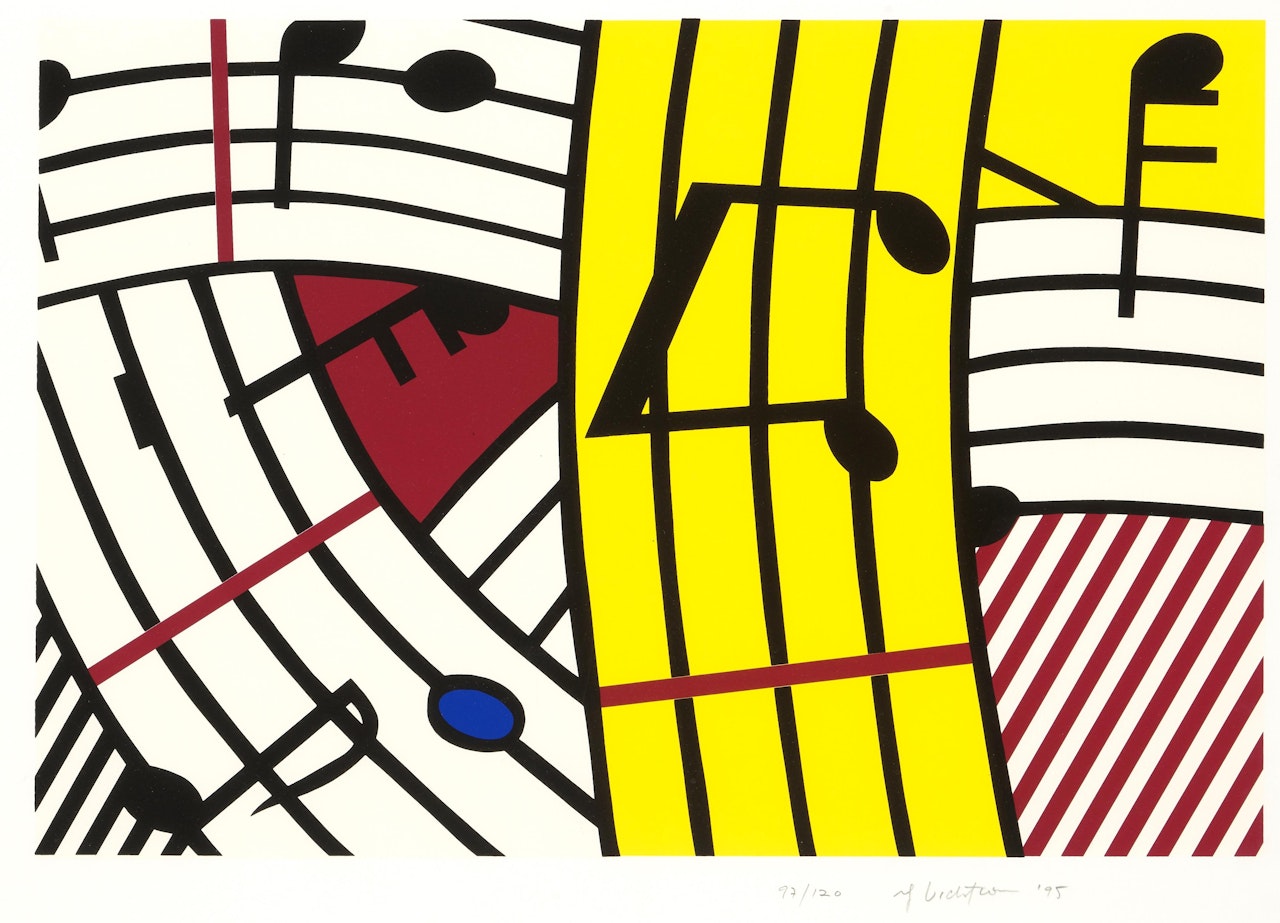 Composition IV by Roy Lichtenstein